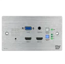 SY, SY-MFT-31V - 4K UHD Wall-mounted Multi Format HDBaseT extender
