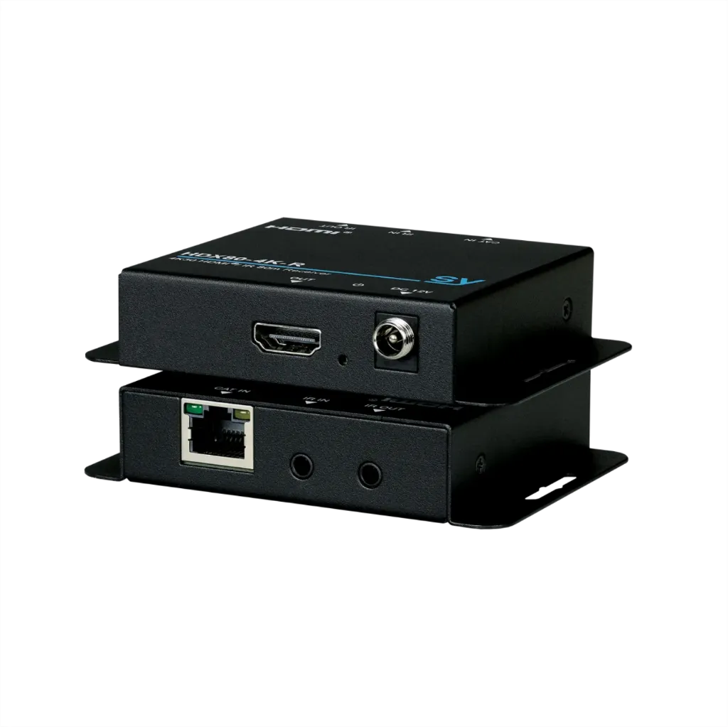 SY, SY-HDX80-4K - 4K Cat5e/6/6a extender to 80m 
HDMI Loop-out at Tx  
Bi-directional IR & PoC