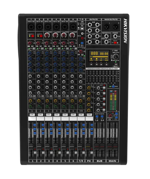 [D037086] Hikvision, DS-QAPMCR8-A - Mixer Console