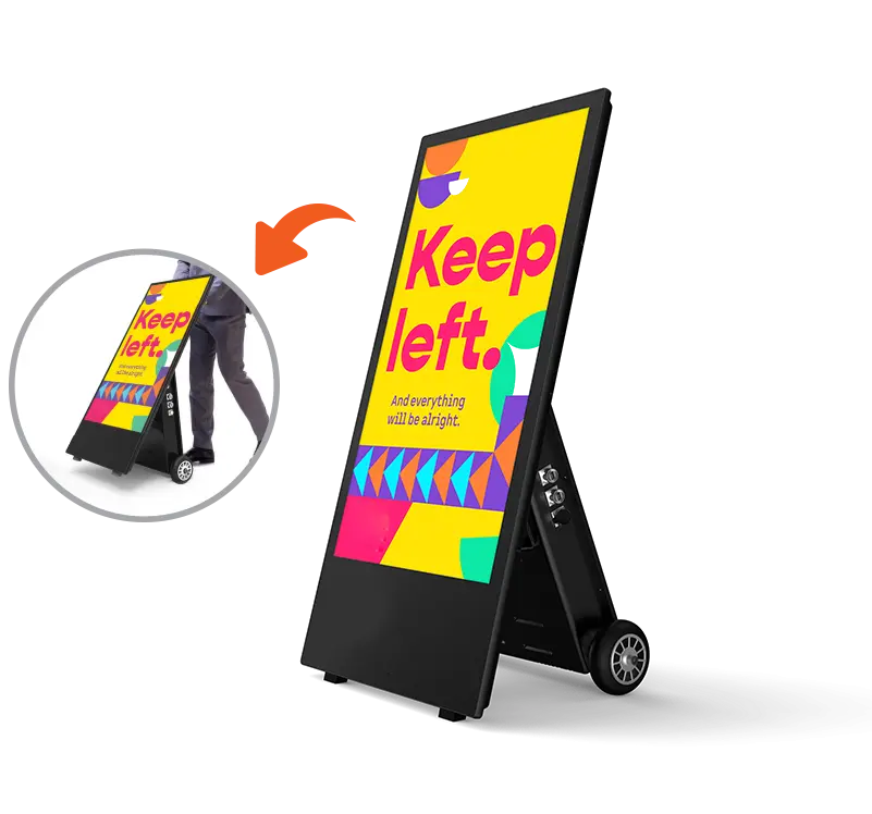 Allsee, HOAB43HD10 - 43" High Brightness Outdoor Digital Android Battery A-Board