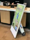 Allsee, OABW43HD10 - 43" White Outdoor Digital Android Battery A-Board