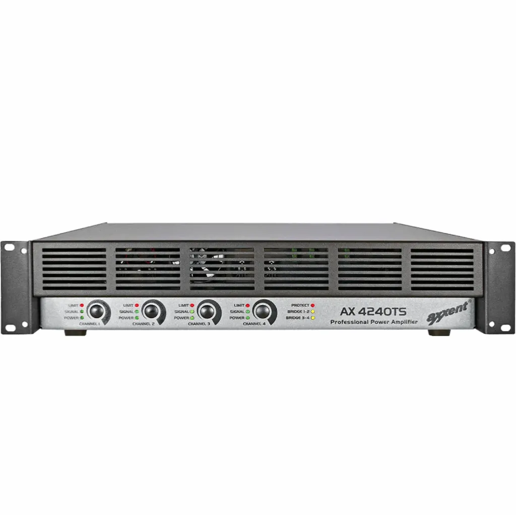 AX4240TS 4×240 W amplifier, 2 U