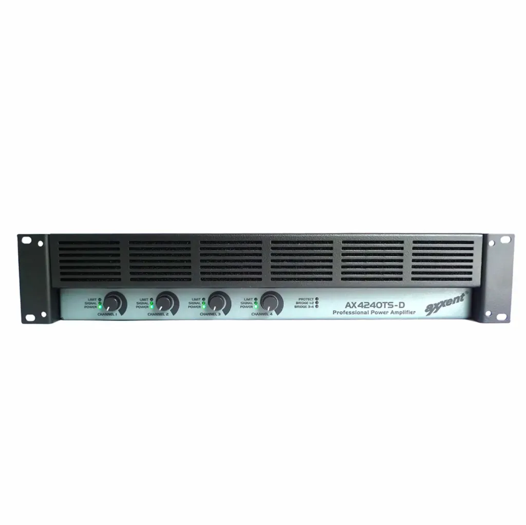 Axxent, AX4240TS-D Amplifier 4 x 240 W with Dante input