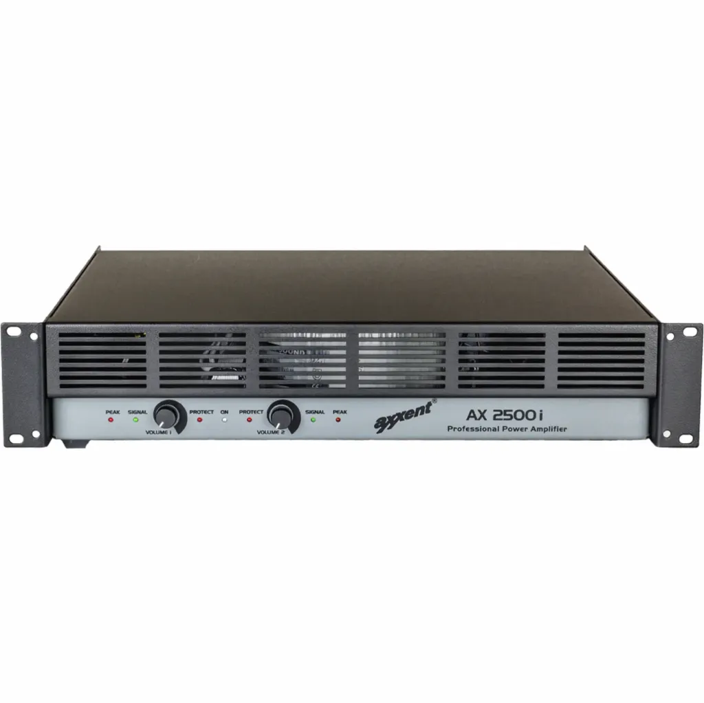 Axxent, AX2500 2U amplifier 2x500 Watt