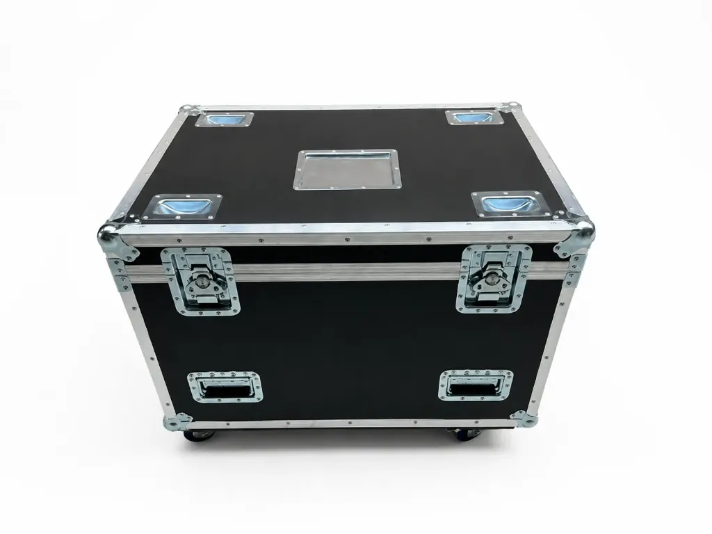 [D038004] DLX-Flightcase, Kabelkist 60x90 met binnenwerk voor 3x binnenbak of tussenschot (exclusief) | 60x90x75cm (lxbxh) incl. wielen.