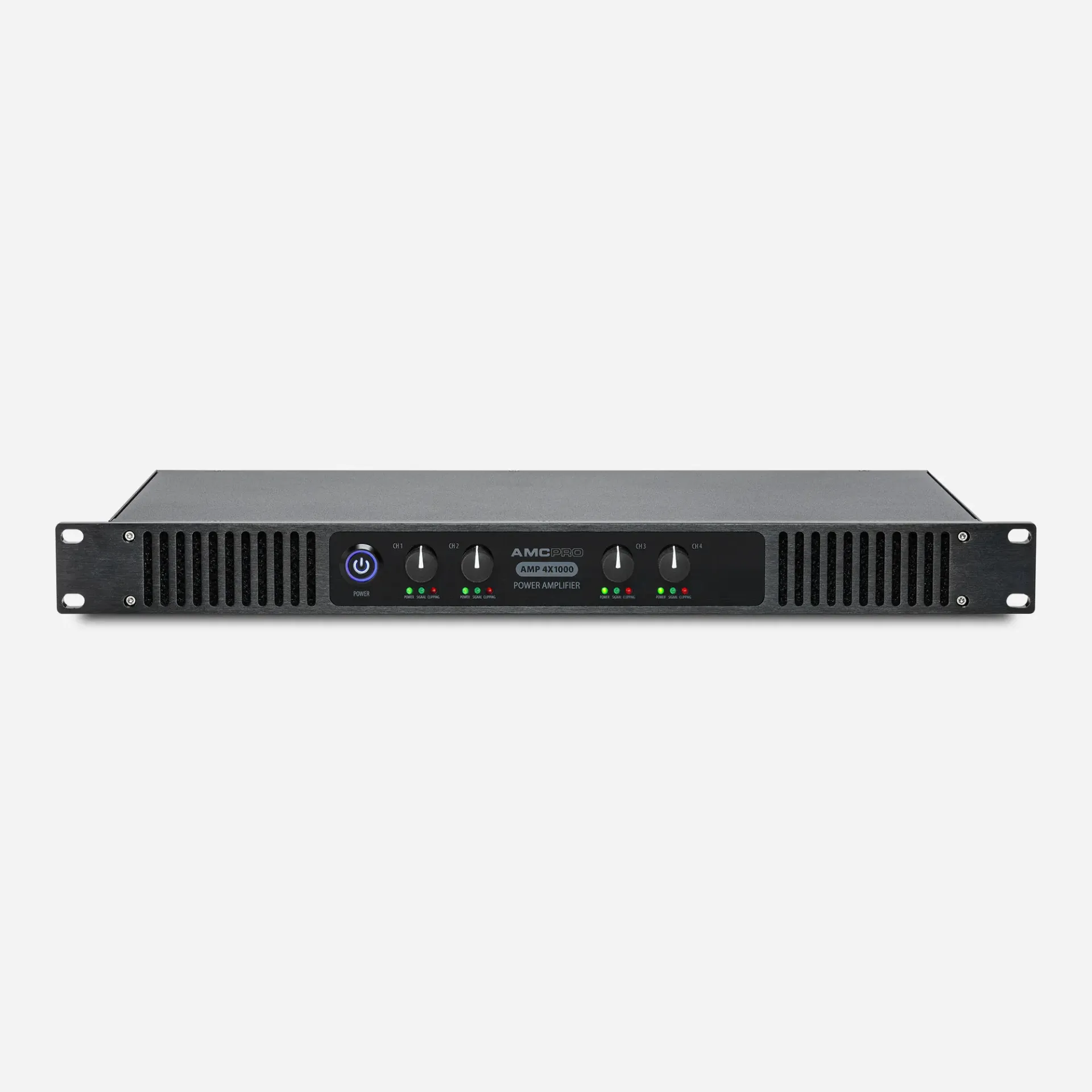 AMC, AMP 4X1000 four channel professional power amplifier