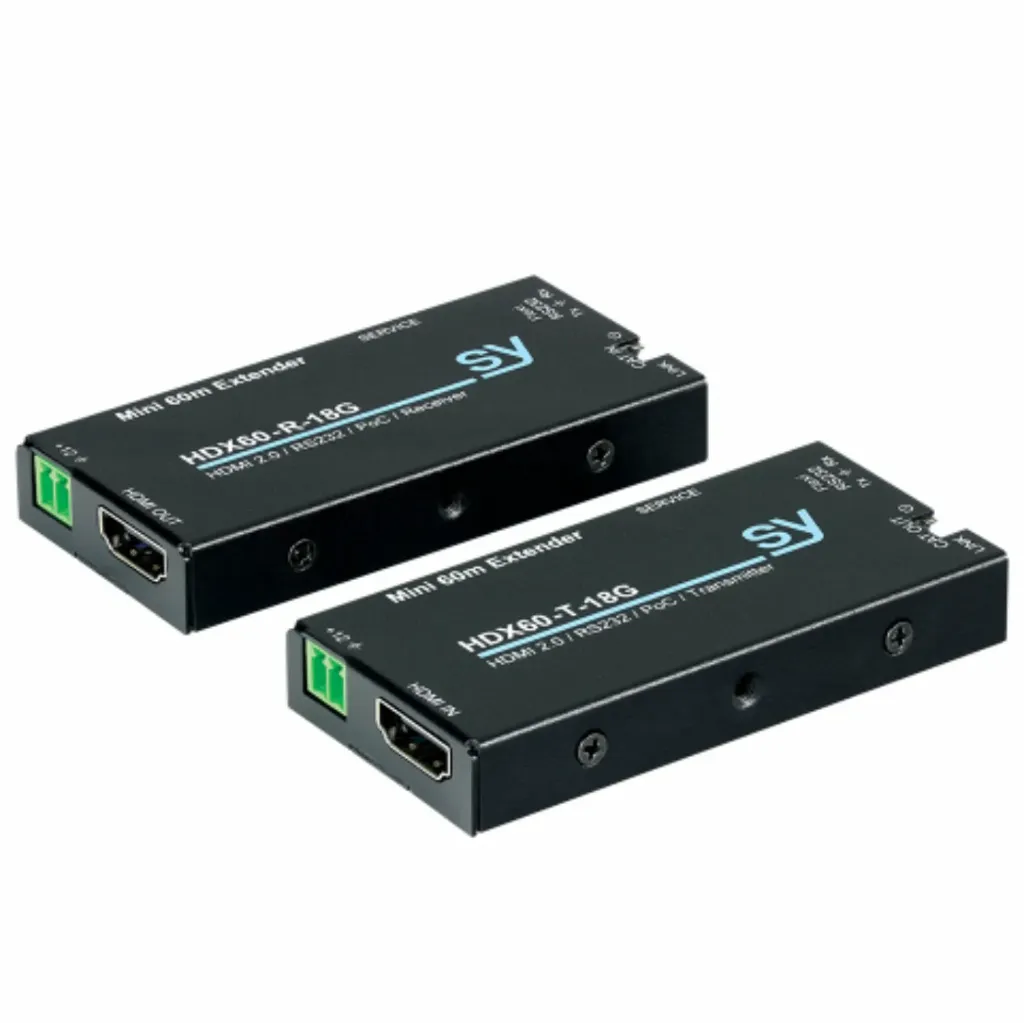 SY, SY-HDX60-18G – 18G 4K HDMI & RS232 Extender