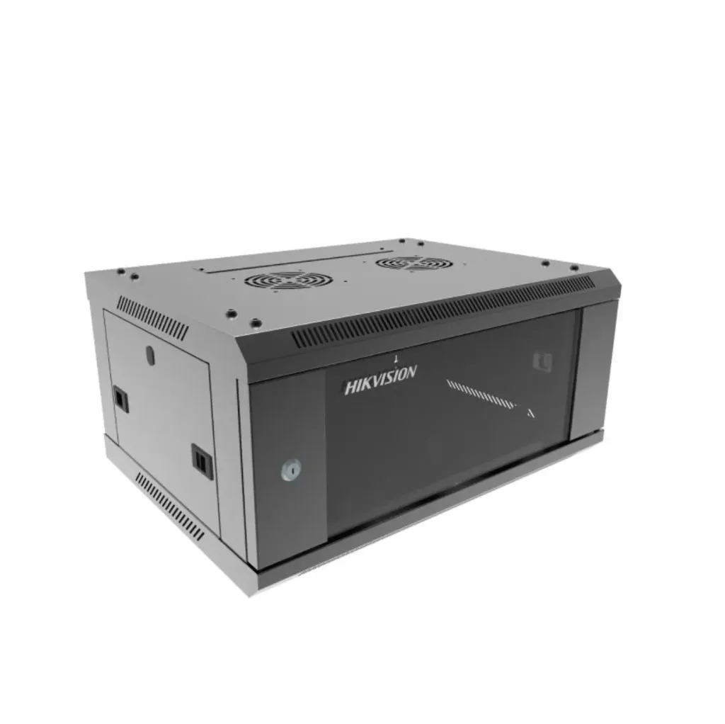 [D038068] Hikvision, DS-XS6404-S/B - Wall-mount Cabinet, 4U, 600x450mm
