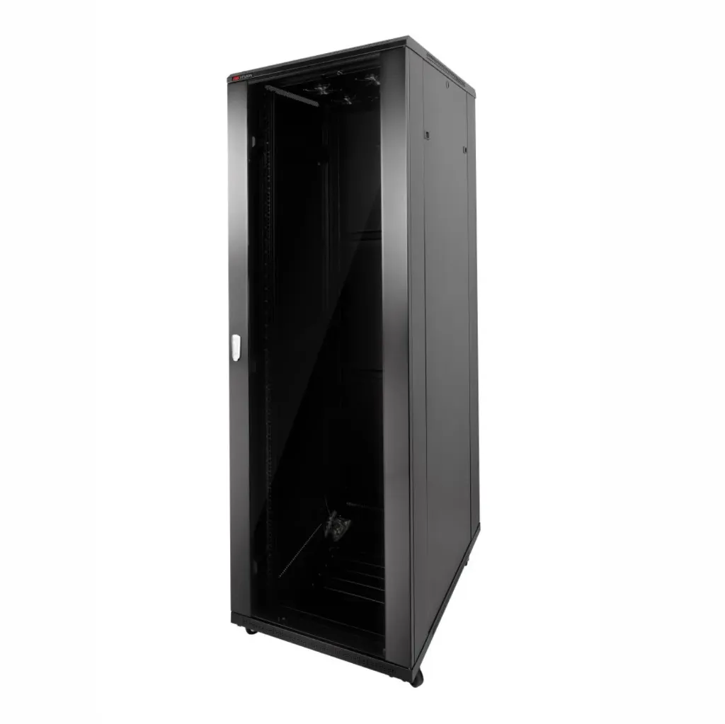 [D038075] Hikvision, DS-XS6618-E/DG - Free-standing Cabinet, 18U, 600x600mm