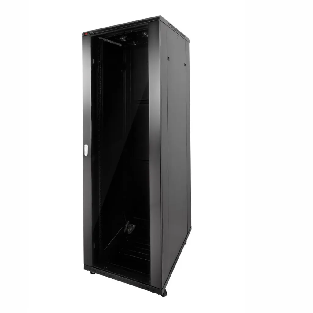 [D038085] Hikvision, DS-XS6642-E/DG - Free-standing Cabinet, 42U, 600x600mm