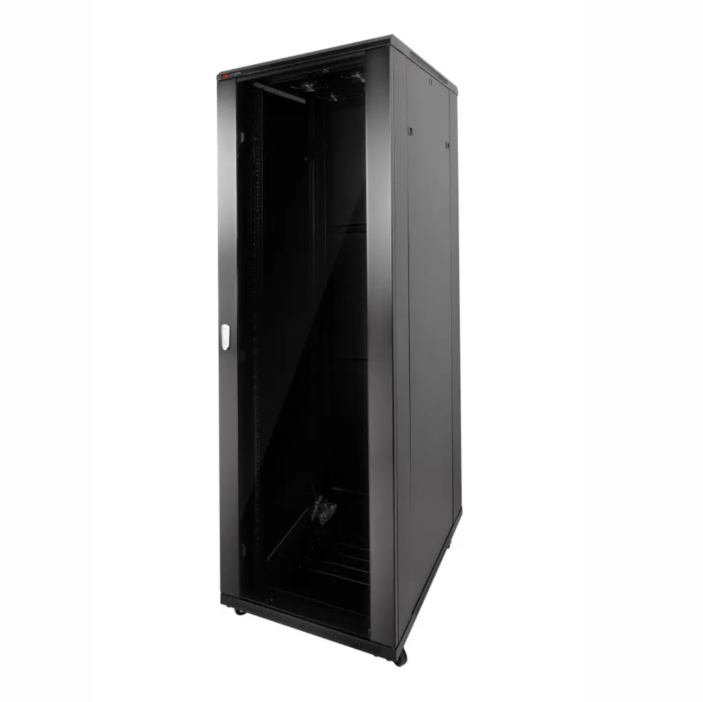 [D038087] Hikvision, DS-XS6842-E/DG - Free-standing Cabinet, 42U, 600x800mm