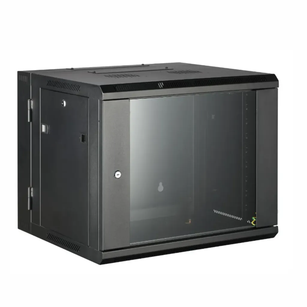 Hikvision, DS-XS6609-S/BR Wall-mount Cabinet, 9U, 600*600mm, Double-section Design