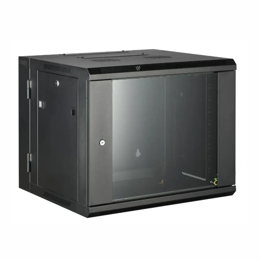 Hikvision, DS-XS6612-S/BR Wall-mount Cabinet, 12U, 600*600mm, Double-section Design
