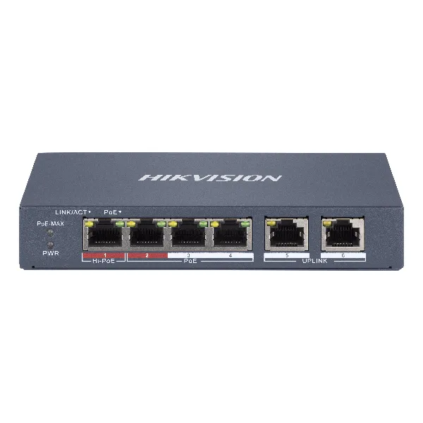 Hikvision, DS-3E1106HP-EI - Smart Managed 100Mbps PoE EI Series