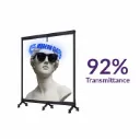 Allsee, TFSIDVLED-A1 - Transparant DV-LED Freestanding Totem (4500 cd/m2) - 1x1 Column