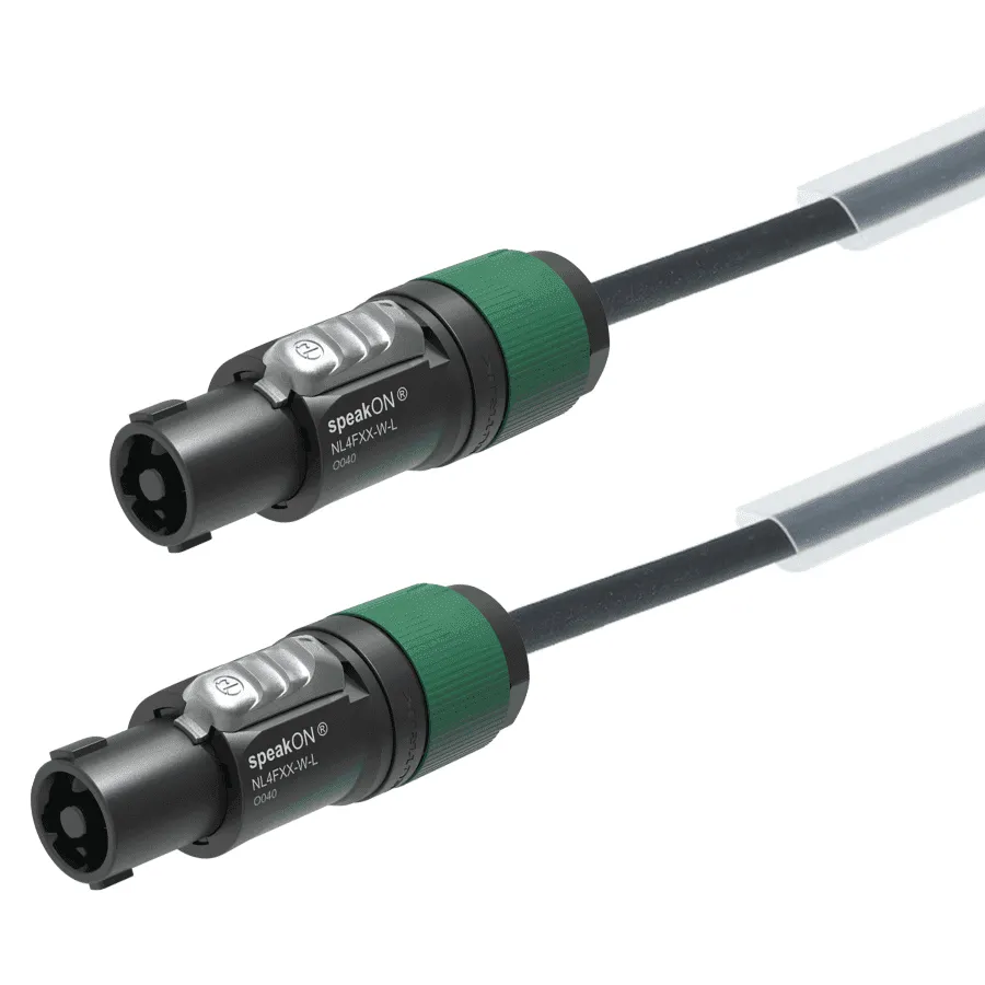 [D038366] DLX, Luidsprekerkabel speakON® met Syntax & Neutrik | 4x2,5mm2 | 5m