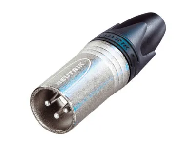 [D006699] Neutrik, NC3MXX - XLR kabeldeel 3 pin pen nikkel behuizing zilvercontacten XX