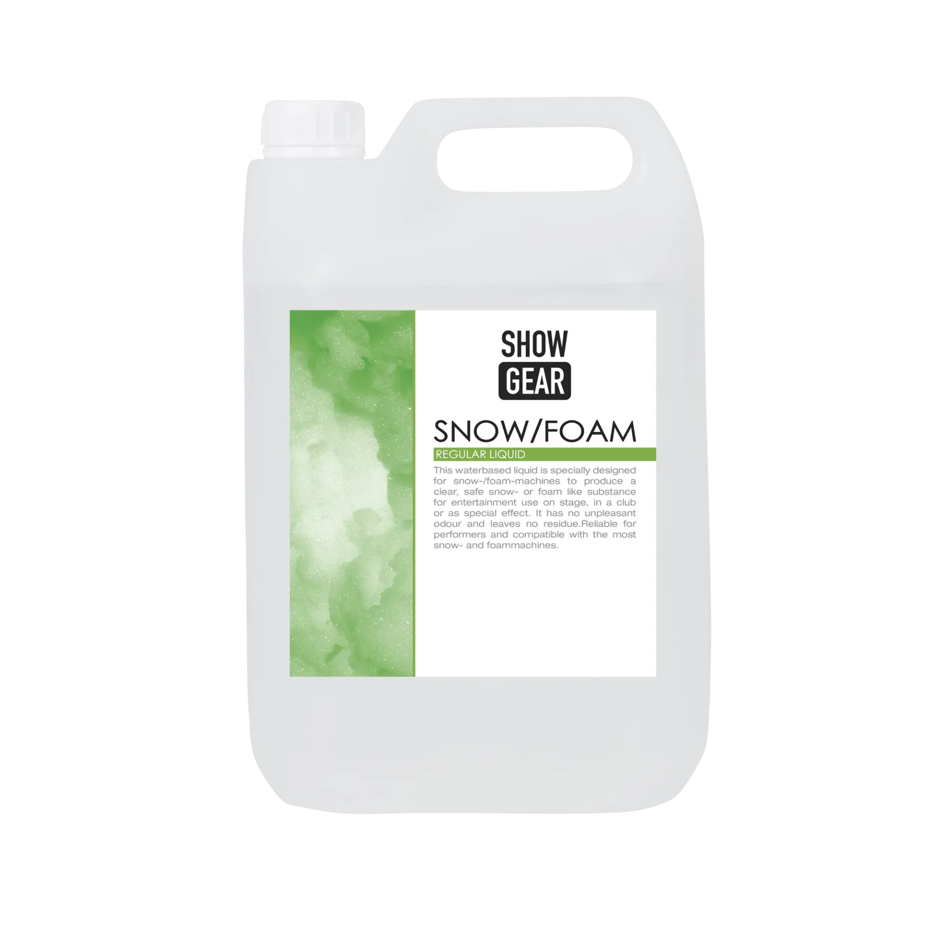 [D008656] SHOWGEAR, Snow/Foam Liquid 5 litre - 5 liter - klaar voor gebruik