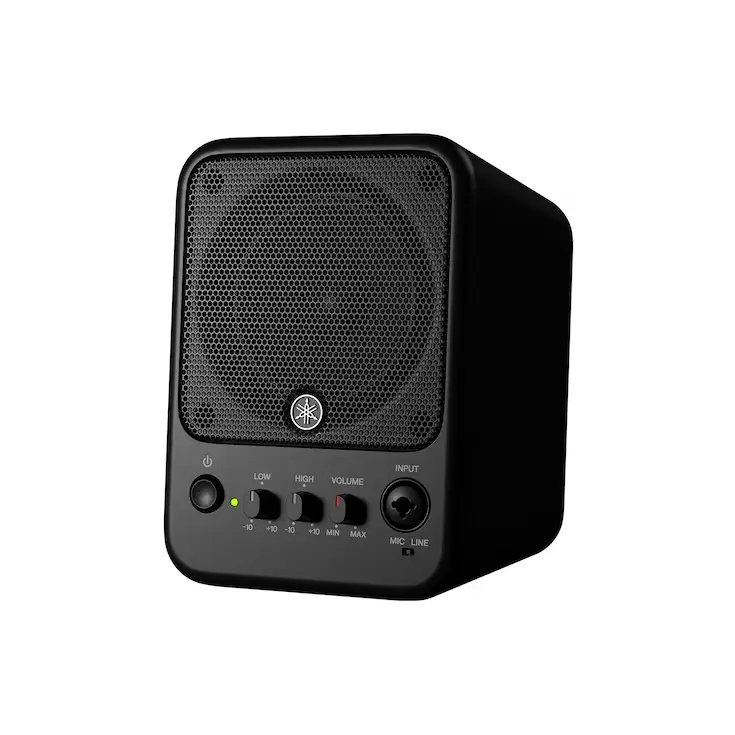 Yamaha, MS101-4 - Powered Monitor Speaker, 4" full range, bass-reflex, 30W, 77Hz - 20kHz, flexible I/O and mounting options (piece)