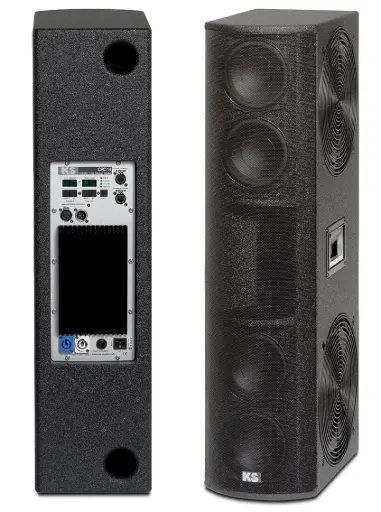 [D029039] KS-Audio, CPD-14 Left - 2x10" / 4x5" / 1x1.75" Line emitter integrated amplifiers and 4ch. DSP