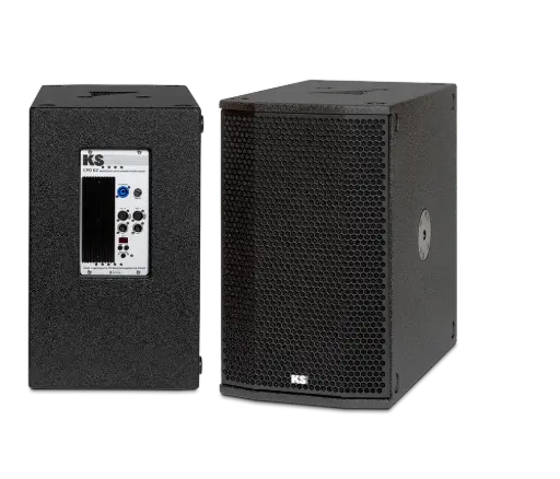 [D029047] KS-Audio, CPD-B2 -  2x10" front loaded / push-pull subwoofer with integrated amplifier and stereo DSP