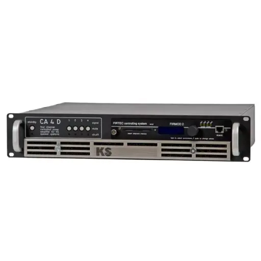 [D029083] KS-Audio, CA4D - 4-Channel system amplifier 700/350/700/350Wrms for use with D-MOD and F-MOD DSP-Modules