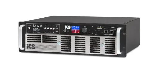 [D029084] KS-Audio, TA4D - 4-Channel system amplifier 4x1000Wrms for use with D-MOD and F-MOD DSP-Modules