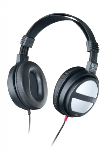 [D036165] GermanMaestro, GMP 450 Pro - closed stereo-headphone, cardamatic-suspension,  straight cable 3m, multi-jack-plug 3.5/6.35mm,  circumaural leatherlike earpads, 2 x 300 Ω, sales  box