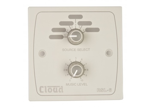 [D036233] Cloud, RSL-6W - Remote source volume control WHITE