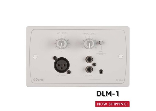 [D036340] Cloud, DLM-1W - Dante Mic/Line input module white