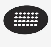 [D036789] Syntax® 7SYCRP32 CR-series XLR Holed Side plate | 24 holes for XLR "D" type